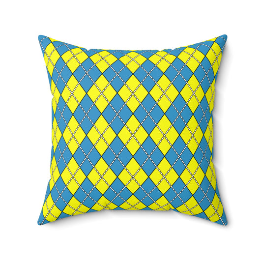 Aruba Retro Argyle Cushion Pillow