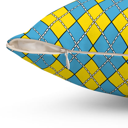 Palau Retro Argyle Cushion Pillow