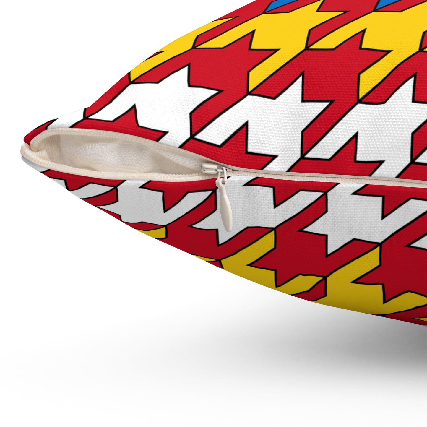 Antigua And Barbuda Retro Houndstooth Cushion Pillow