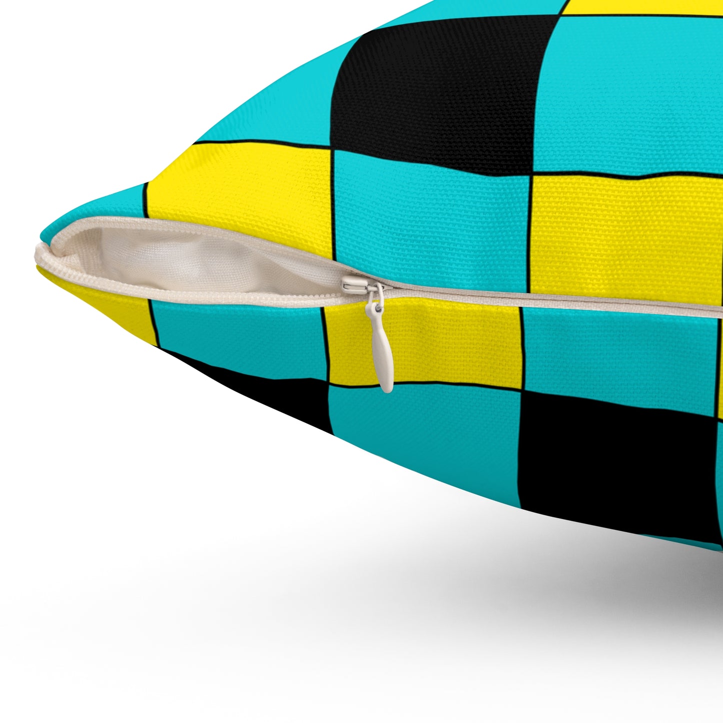 Bahamas Retro Check Cushion Pillow