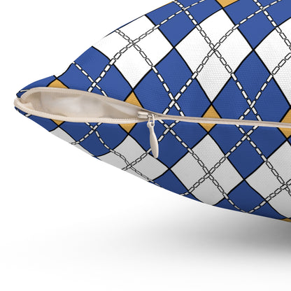 Marshall Islands Retro Argyle Cushion Pillow