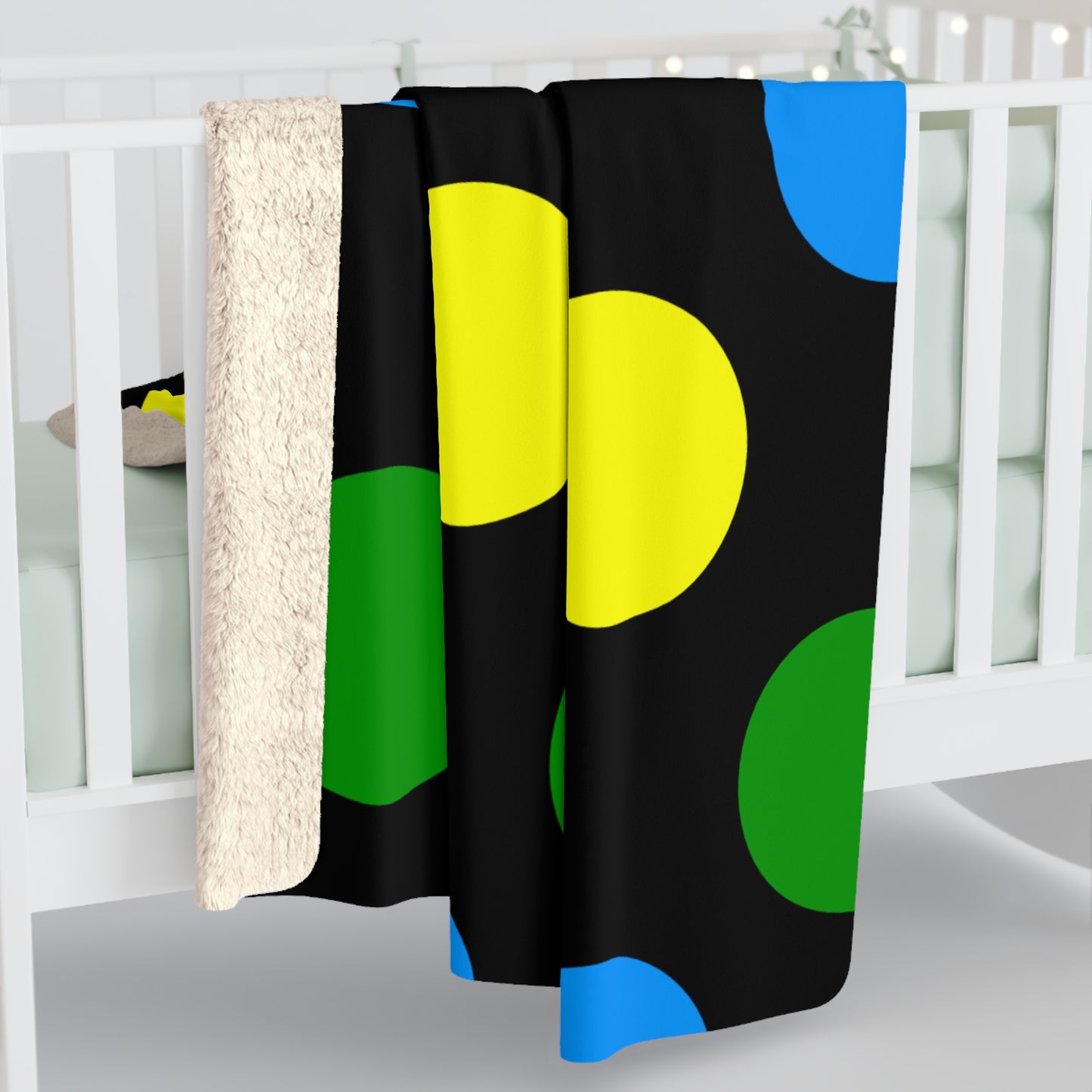 Tanzania Retro Polka Dots Blanket Throw