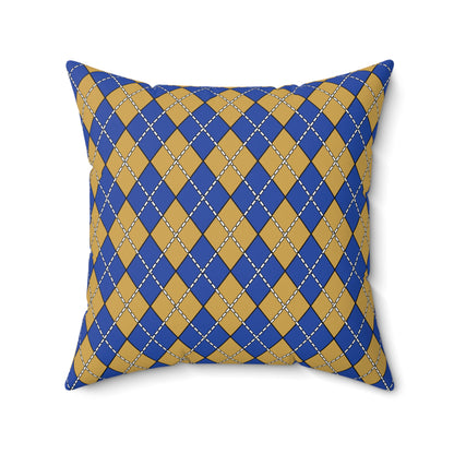 Kosovo Retro Argyle Cushion Pillow