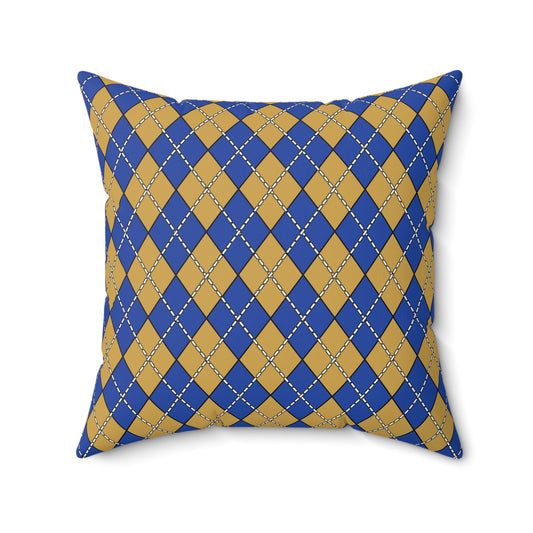 Kosovo Retro Argyle Cushion Pillow