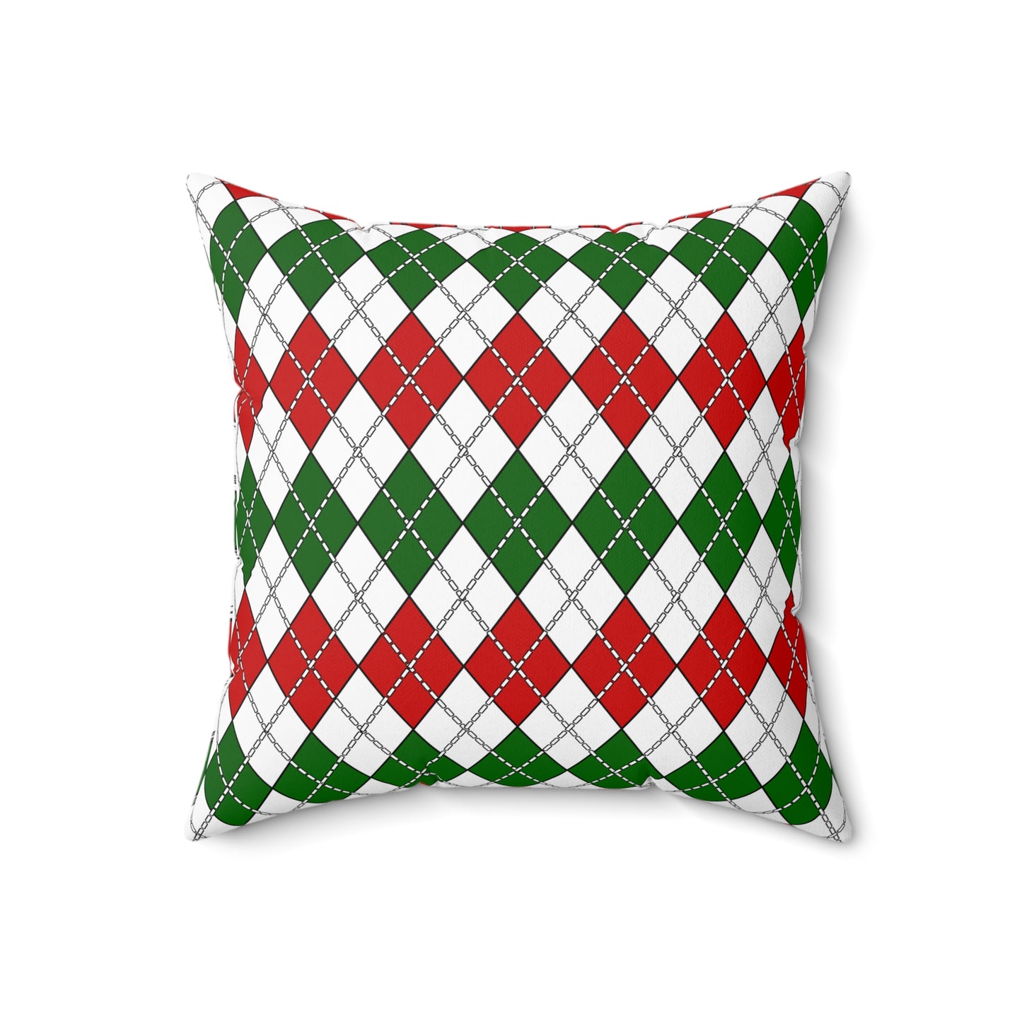 Tajikistan Retro Argyle Cushion Pillow