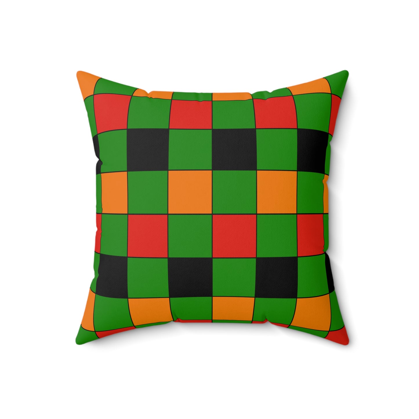 Zambia Retro Check Cushion Pillow