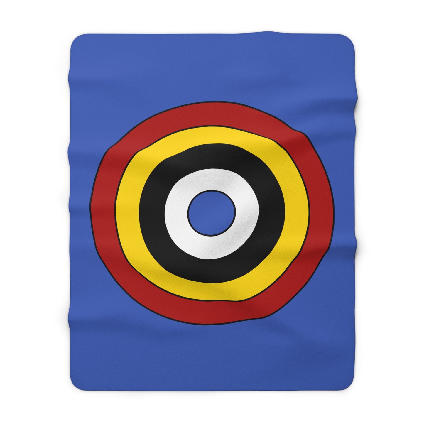 Eswatini Retro Target Blanket Throw