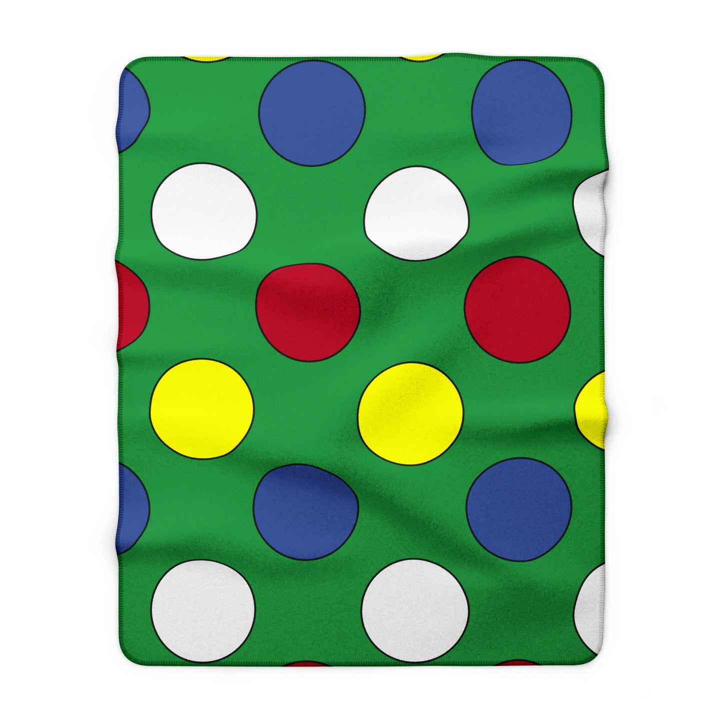 Comoros Retro Polka Dots Blanket Throw