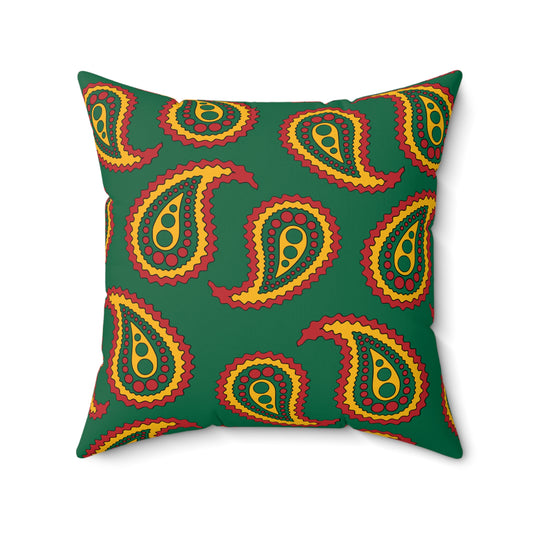 Lithuania Retro Paisley Cushion Pillow