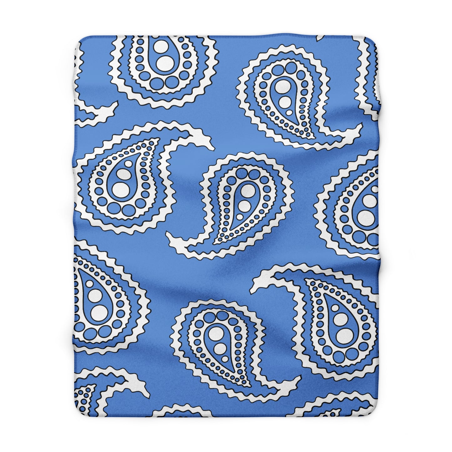Micronesia Retro Paisley Blanket Throw
