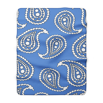 Micronesia Retro Paisley Blanket Throw