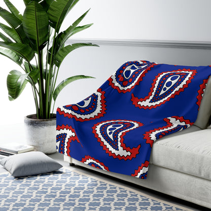Cuba Retro Paisley Blanket Throw