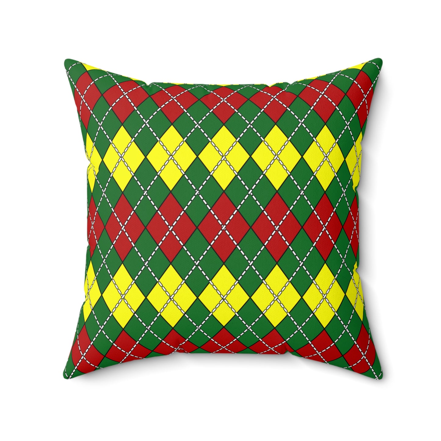 Senegal Retro Argyle Cushion Pillow