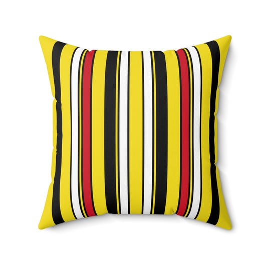 Brunei Darussalam Retro Stripes Cushion Pillow