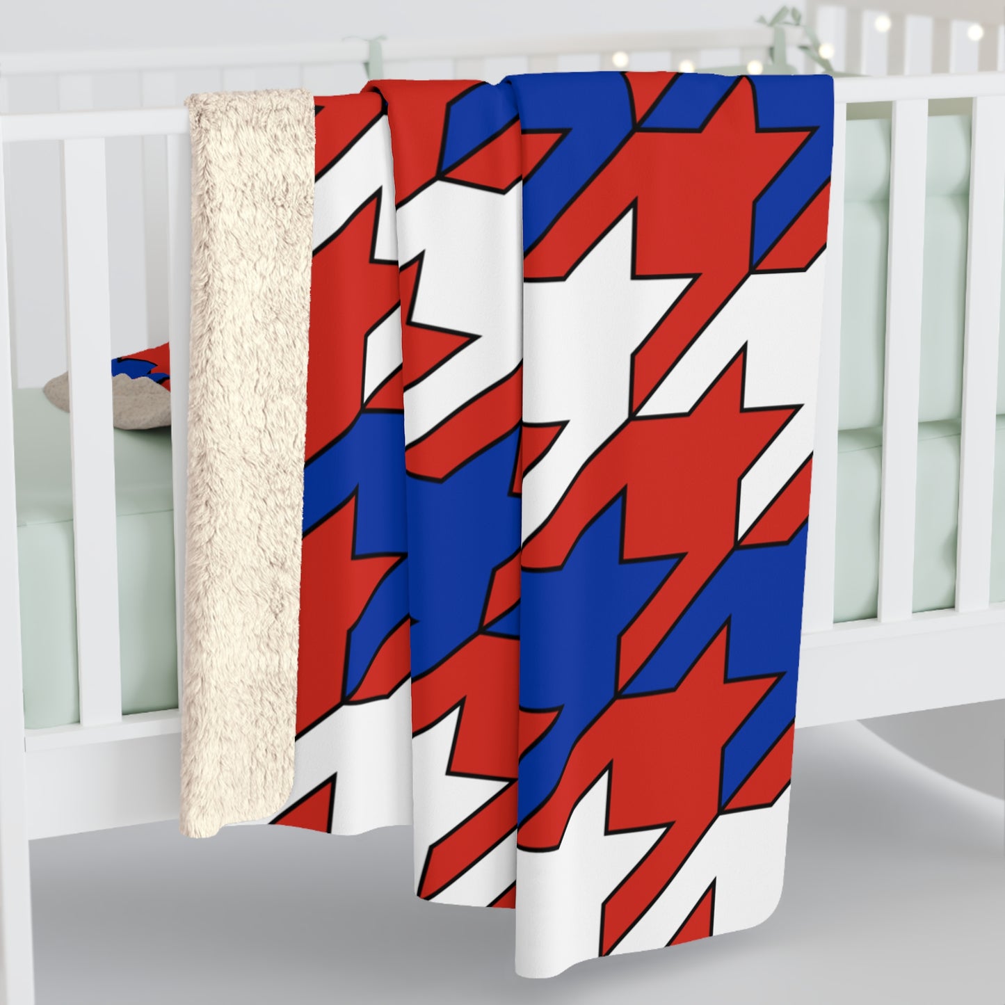 Paraguay Retro Houndstooth Blanket Throw