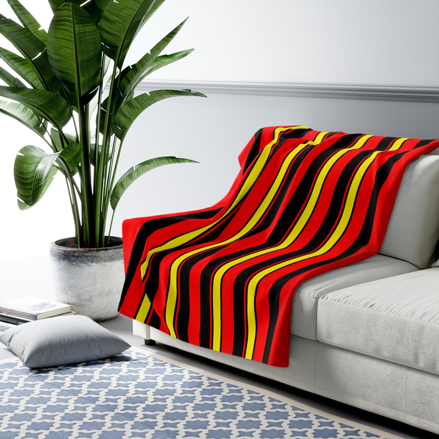 Angola Retro Stripes Blanket Throw