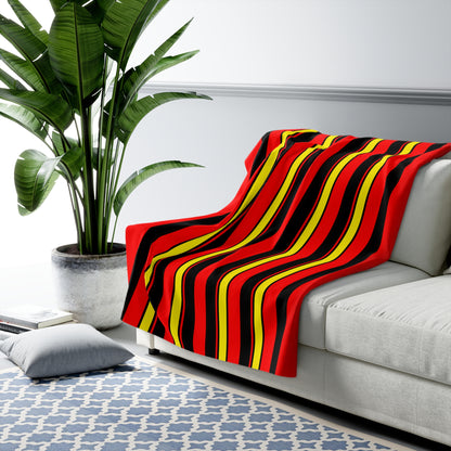 Angola Retro Stripes Blanket Throw