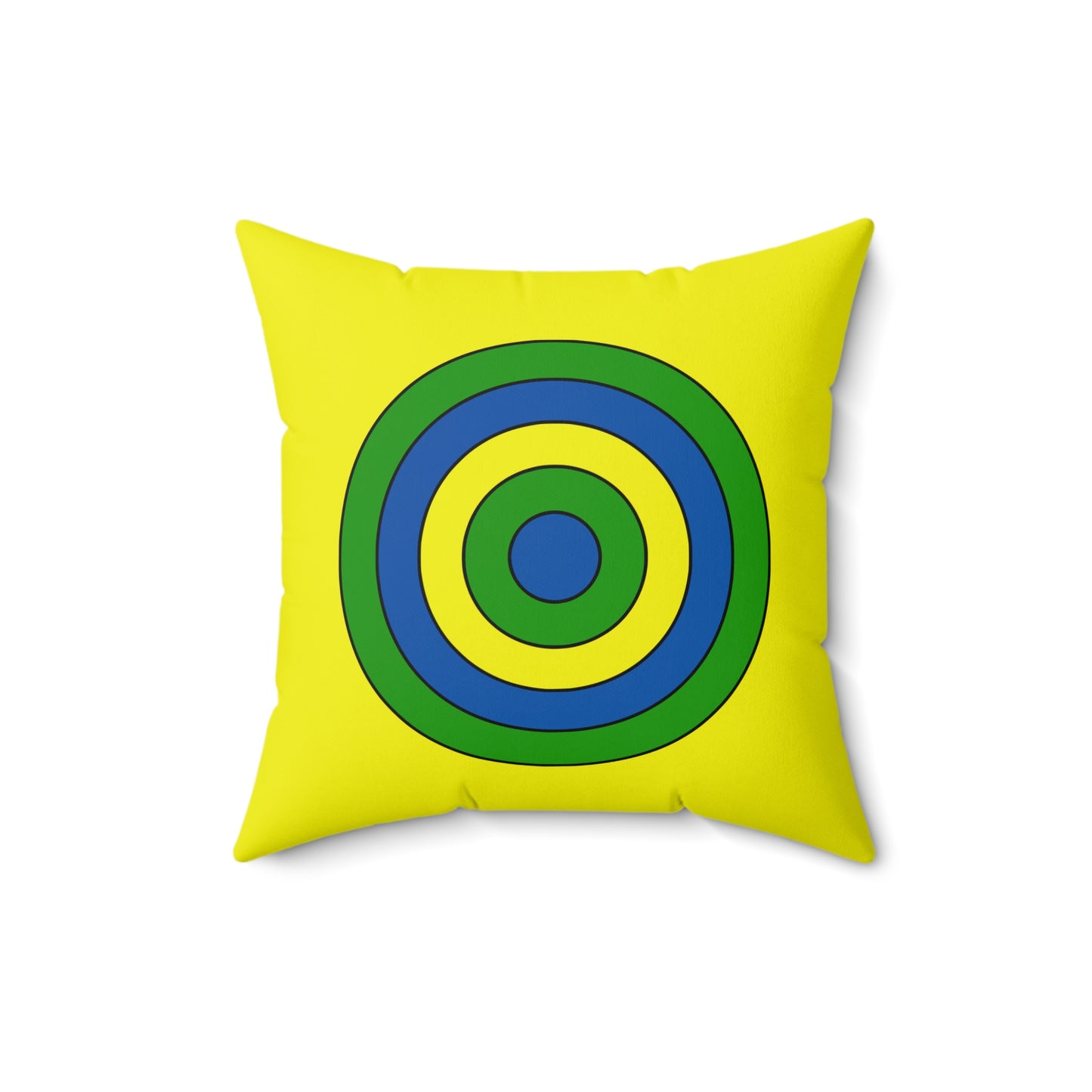 Saint Vincent And The Grenadines Retro Target Cushion Pillow