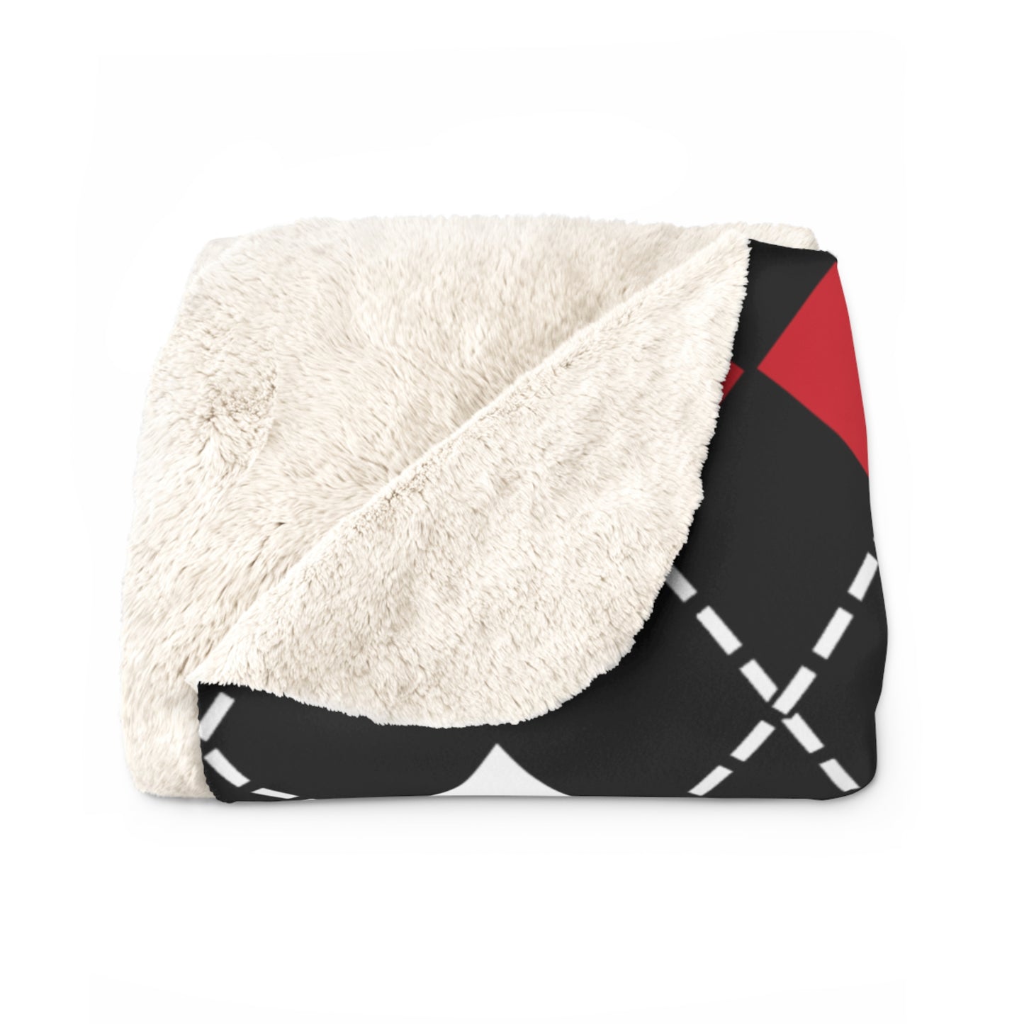 Iraq Retro Argyle Blanket Throw