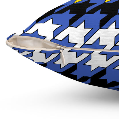 Eswatini Retro Houndstooth Cushion Pillow