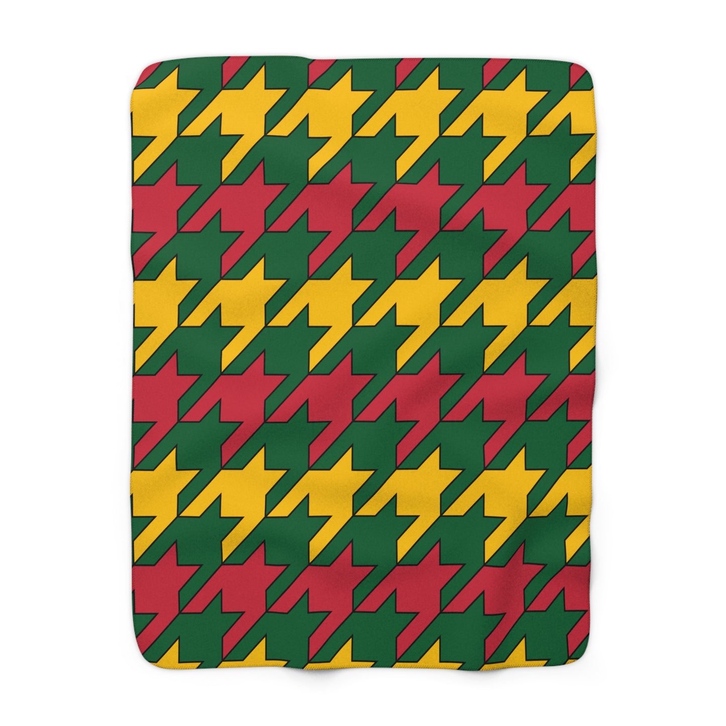 Mauritania Retro Houndstooth Blanket Throw