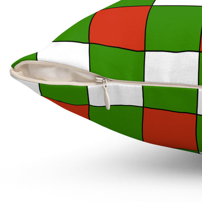Hungary Retro Check Cushion Pillow