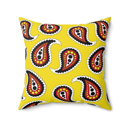 Brunei Darussalam Retro Paisley Cushion Pillow