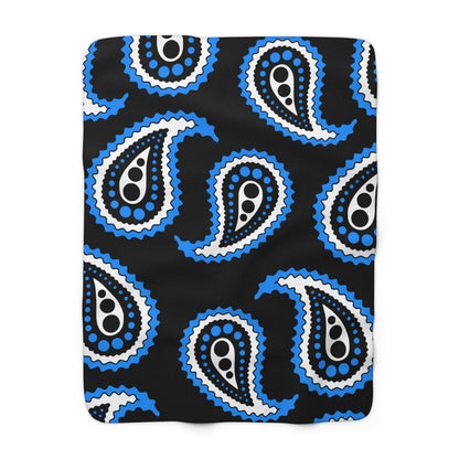 Estonia Retro Paisley Blanket Throw