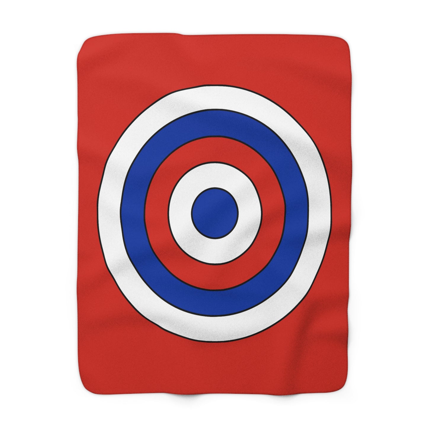 Chile Retro Target Blanket Throw