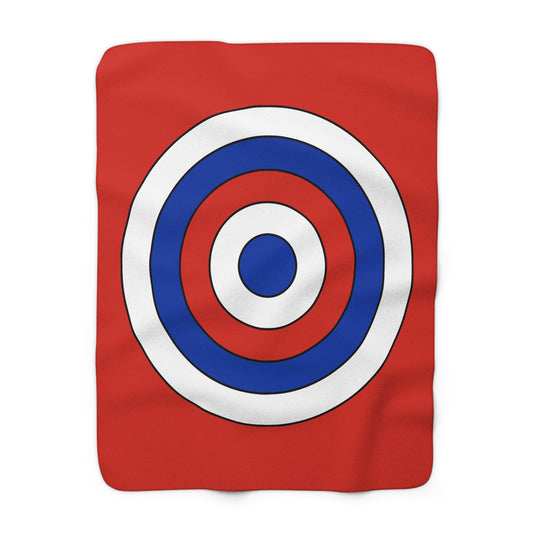 Chile Retro Target Blanket Throw