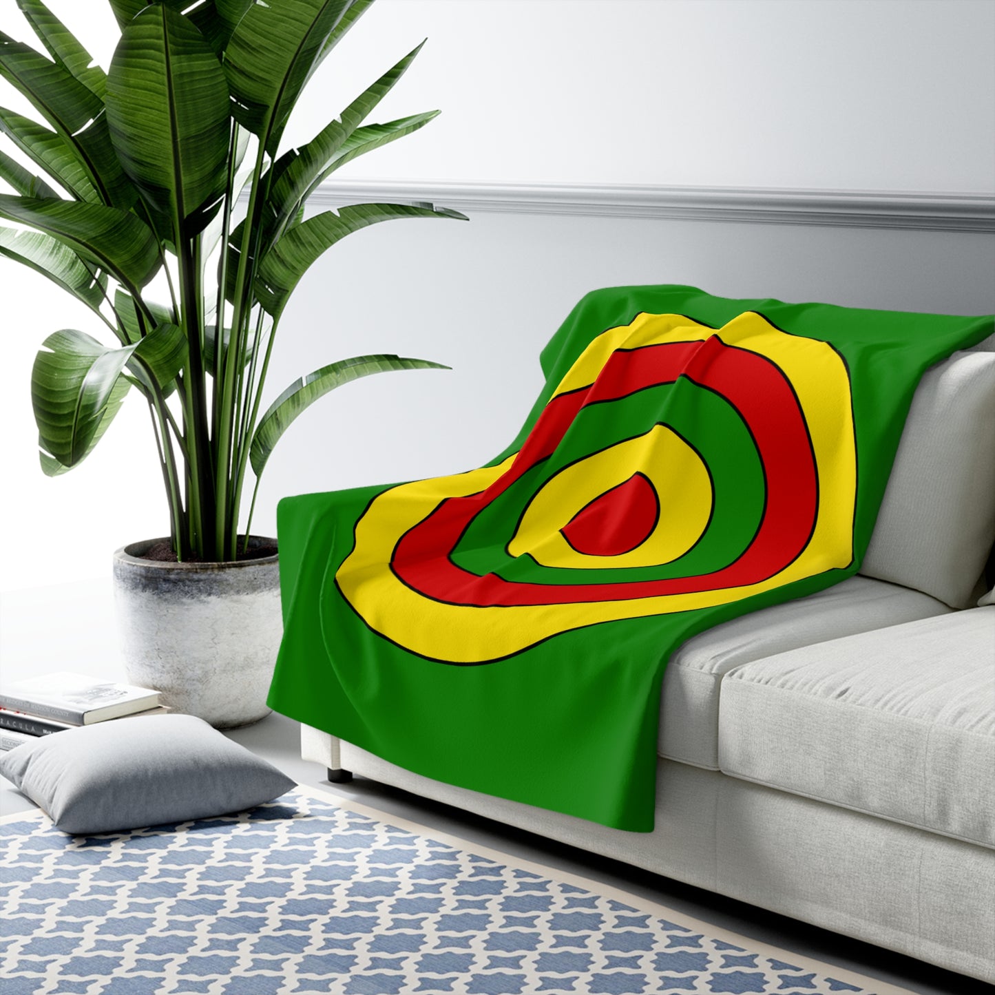 Togo Retro Target Blanket Throw