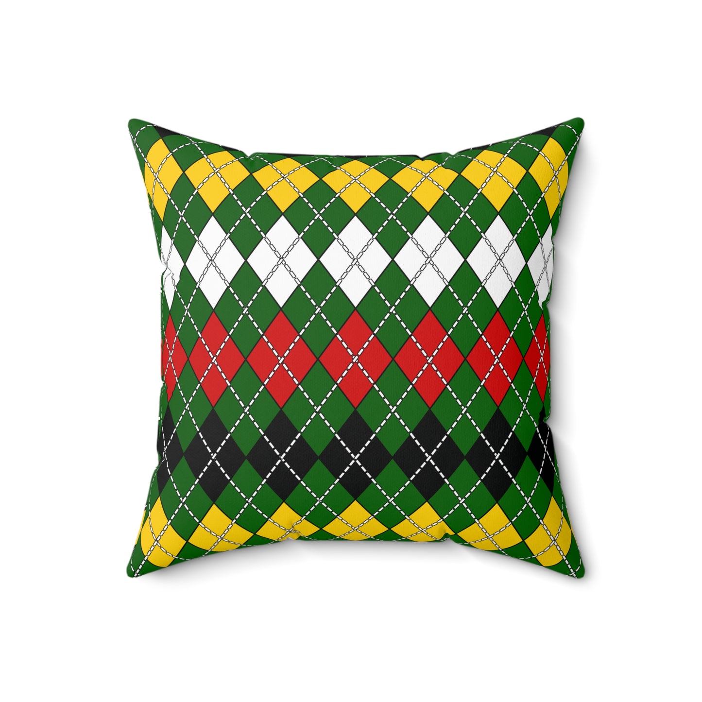 Zimbabwe Retro Argyle Cushion Pillow