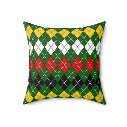 Zimbabwe Retro Argyle Cushion Pillow