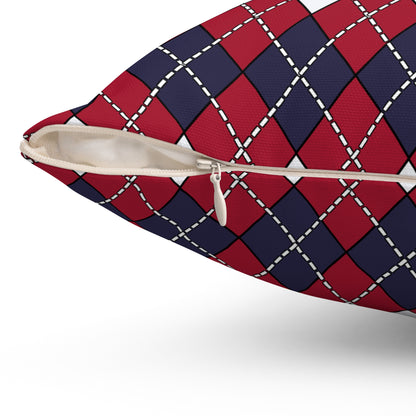 Thailand Retro Argyle Cushion Pillow
