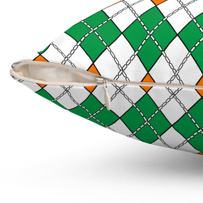 Ireland Retro Argyle Cushion Pillow