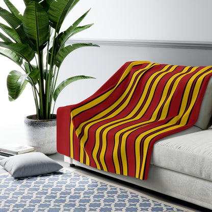 Spain Retro Stripes Blanket Throw