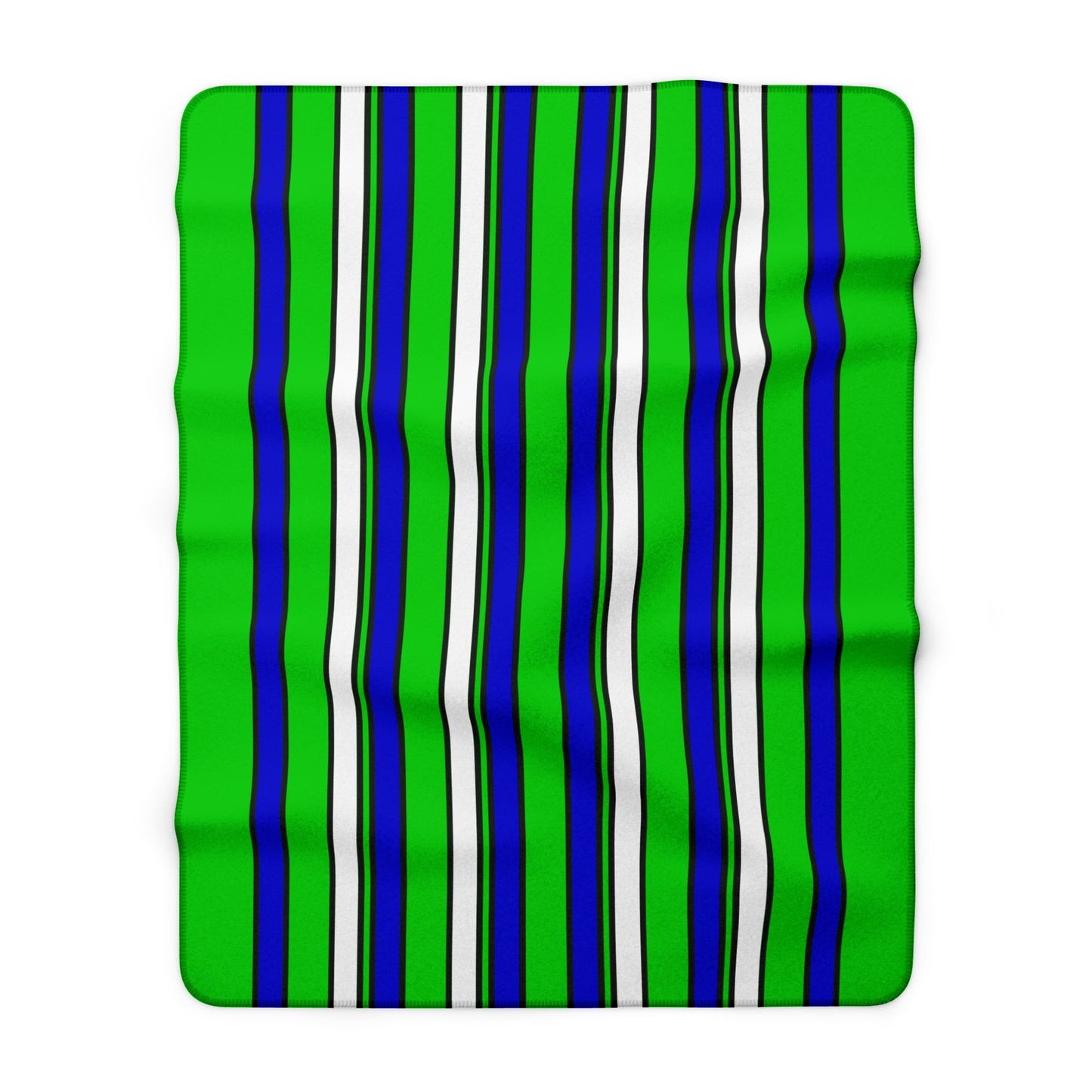 Sierra Leone Retro Stripes Blanket Throw
