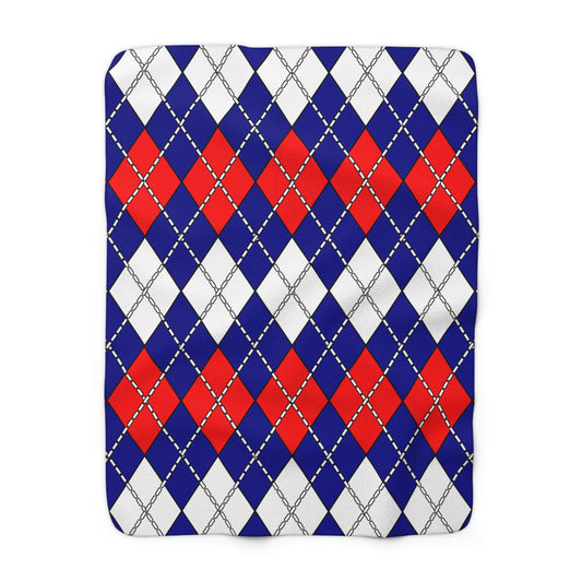 Australia Retro Argyle Blanket Throw
