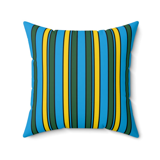 Rwanda Retro Stripes Cushion Pillow