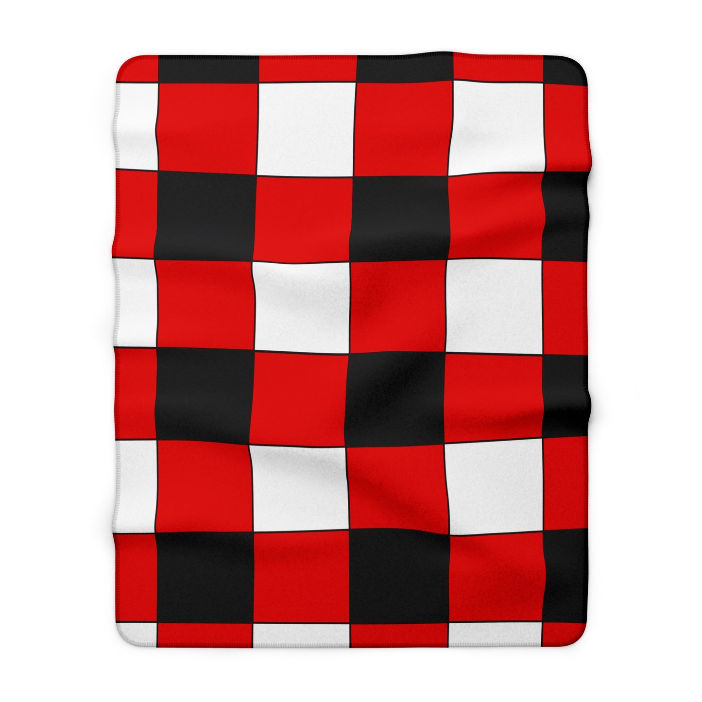 Trinidad And Tobago Retro Check Blanket Throw