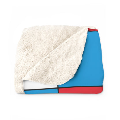 Luxembourg Retro Check Blanket Throw