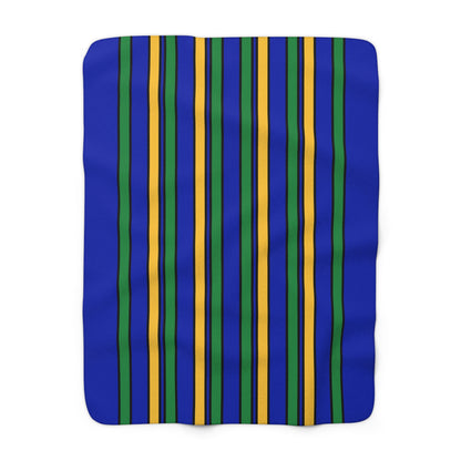 Christmas Island Retro Stripes Blanket Throw