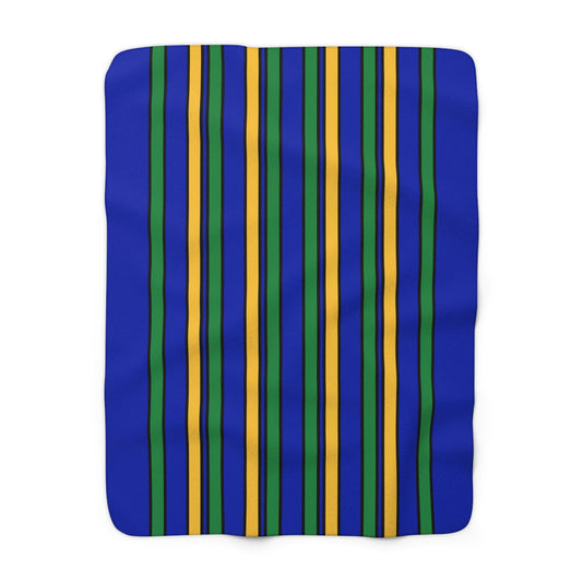 Christmas Island Retro Stripes Blanket Throw