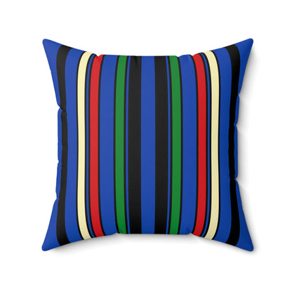 South Sudan Retro Stripes Cushion Pillow