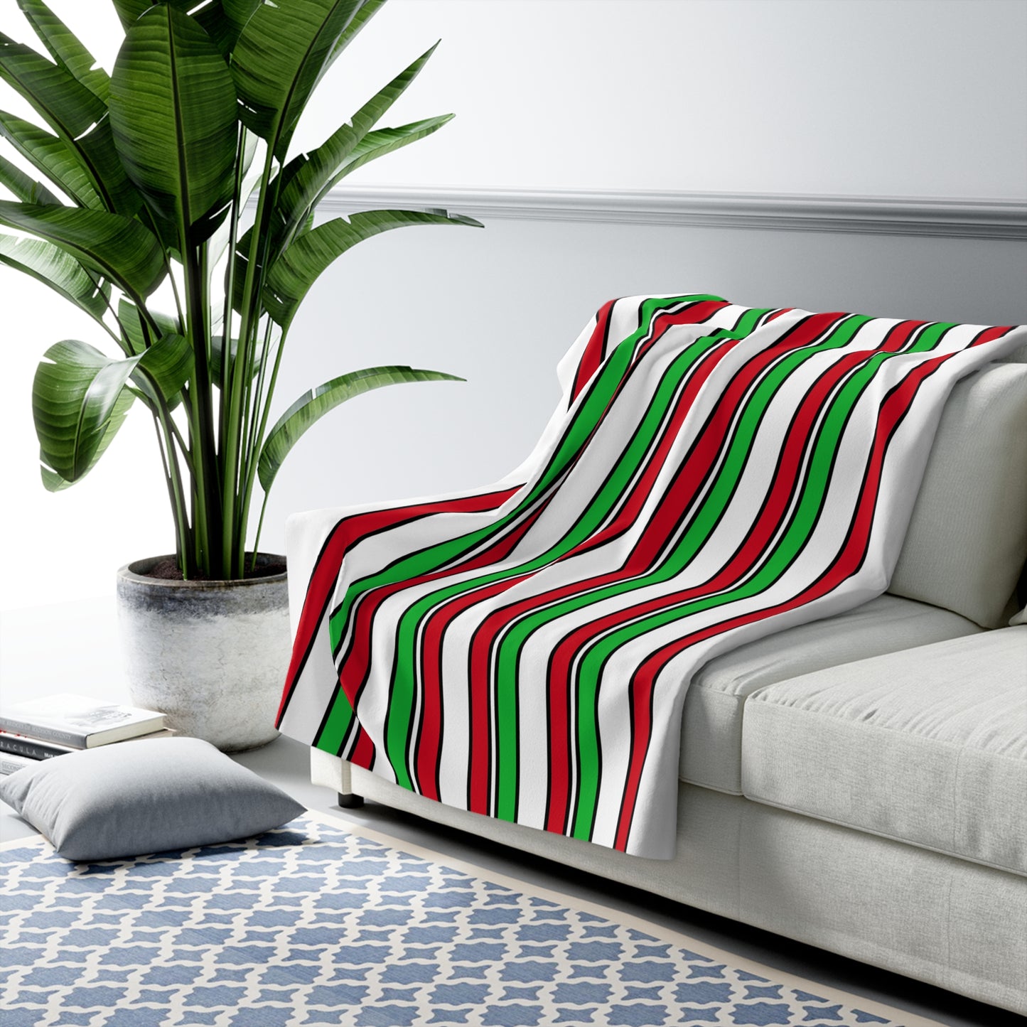 Burundi Retro Stripes Blanket Throw