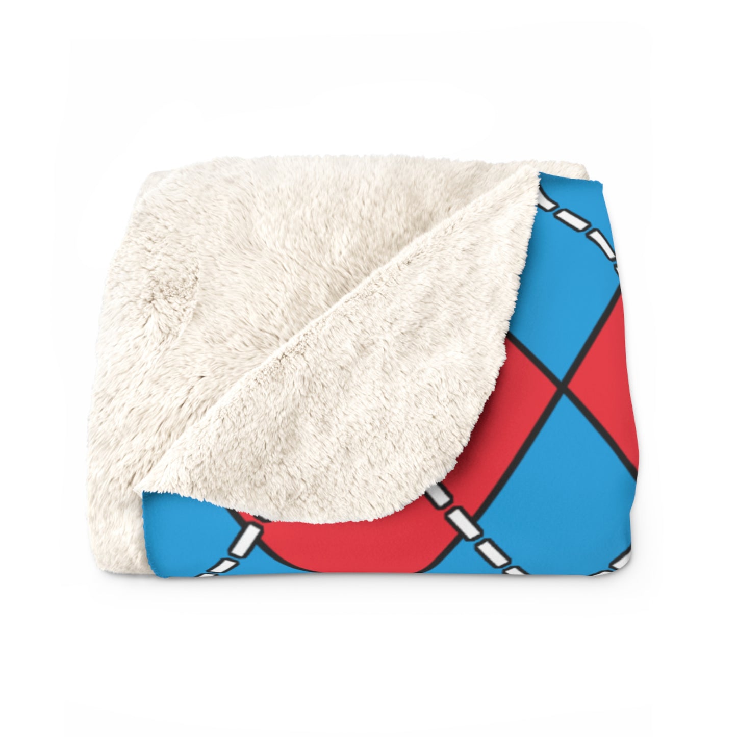 Luxembourg Retro Argyle Blanket Throw