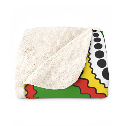 Guyana Retro Paisley Blanket Throw