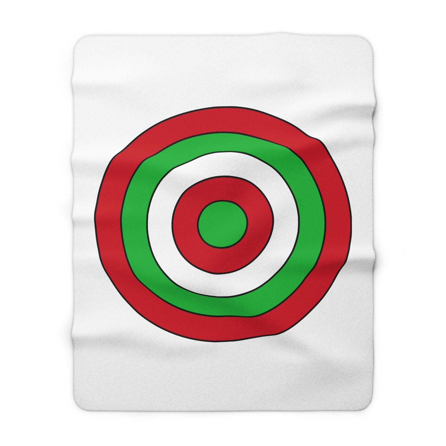 Burundi Retro Target Blanket Throw