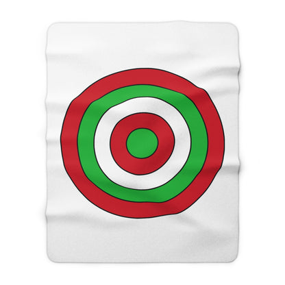Burundi Retro Target Blanket Throw