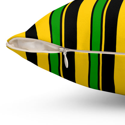Jamaica Retro Stripes Cushion Pillow